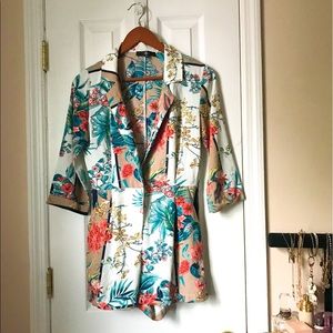 (SOLD) Floral Romper